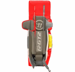 Warrior Ritual GT2 Intermediate Goalie Pads (w/ Knee Pads) 12 Warrior Ritual GT2 Intermediate Goalie Pads (w/ Knee Pads) -Warrior warrior ritual gt2 intermediate goalie pads back