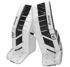 Warrior Ritual GT2 Senior Goalie Pads (w/ Knee Pads) -Warrior warrior ritual gt2 senior goalie pads white black